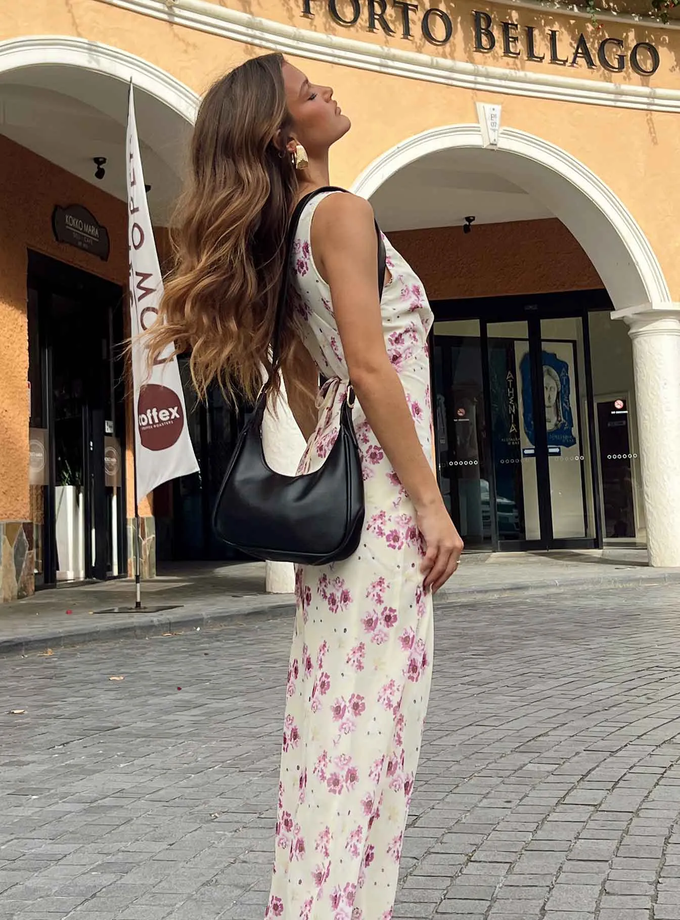 Nellie Midi Dress Yellow Floral Petite sold by Princess Polly product image thumbnail 3