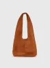 Stellah Studded Faux Suede Bag Brown sold by Princess Polly