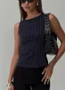 Running Wild Top Blue Stripe sold by Princess Polly