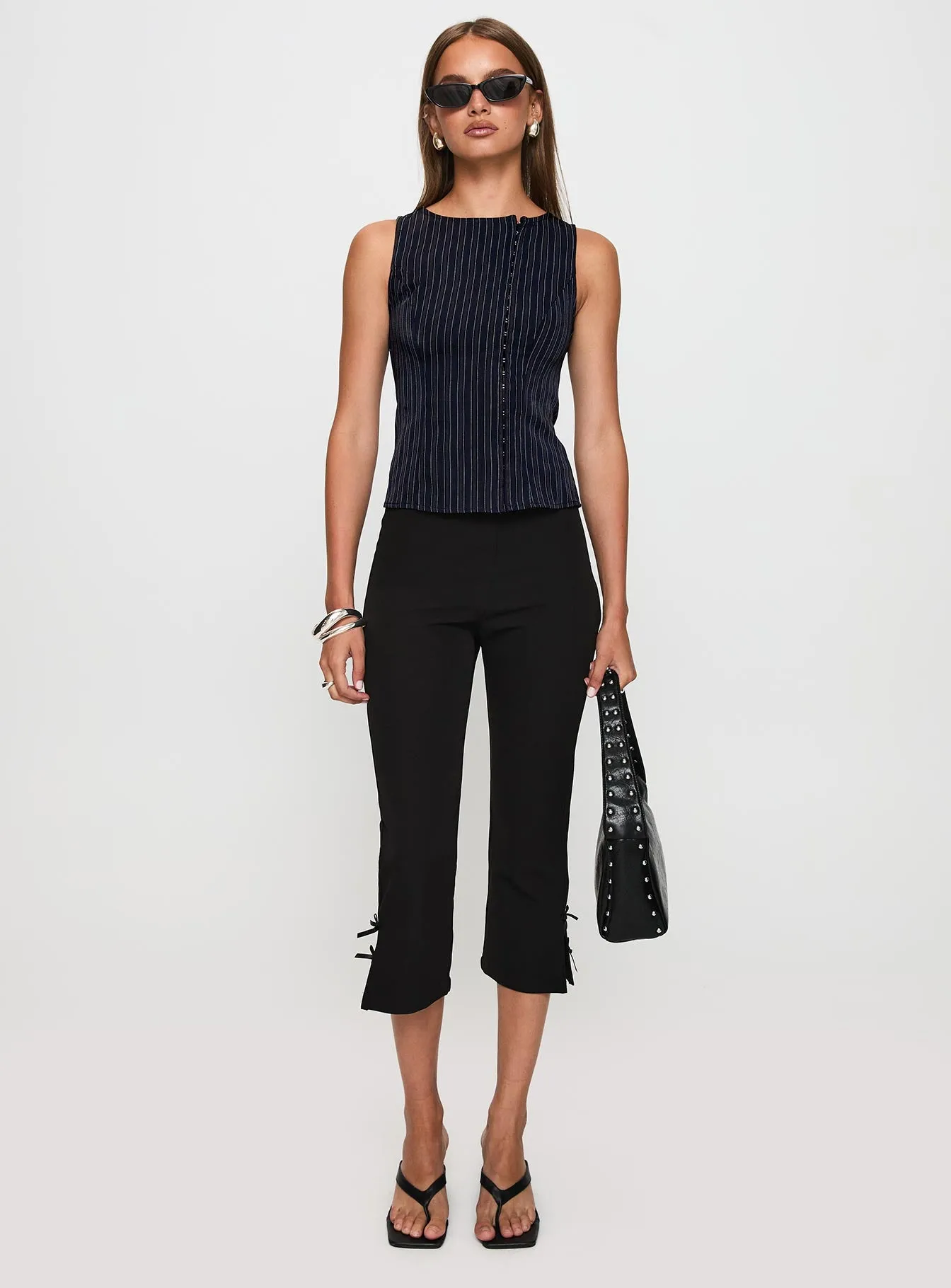 Running Wild Top Blue Stripe sold by Princess Polly product image thumbnail 3