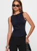Running Wild Top Blue Stripe sold by Princess Polly