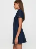 Perception Denim Mini Dress Mid Wash sold by Princess Polly