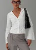 Arianwyn Long Sleeve Shirt White sold by Princess Polly