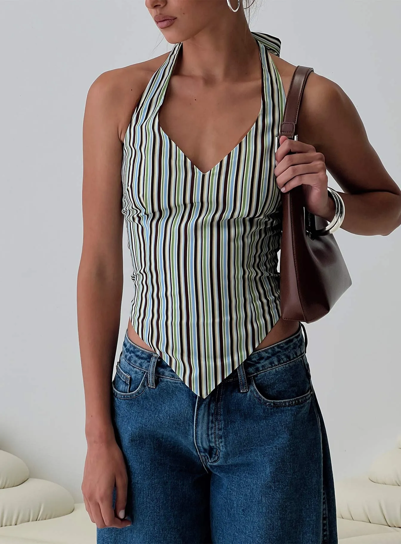 High Gear Halter Top Multi sold by Princess Polly