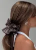 Way Back In Scrunchie Brown / White sold by Princess Polly