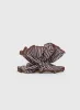 Way Back In Scrunchie Brown / White sold by Princess Polly