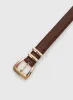 Secret Moments Belt Brown / Gold sold by Princess Polly