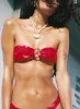 Macs Bandeau Bikini Top Red Floral sold by Princess Polly