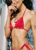 Jenner Triangle Bikini Top Red Floral sold by Princess Polly