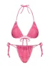 City Of Palms Triangle Bikini Bottoms Red Gingham sold by Princess Polly