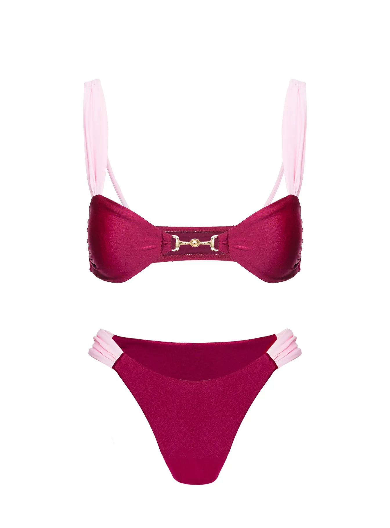 Siamese Bikini Top Red / Pink sold by Princess Polly product image thumbnail 5