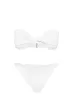 Keep Your Cool Strapless Bikini Top White sold by Princess Polly