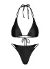 Beach Walk Bikini Bottoms Black sold by Princess Polly