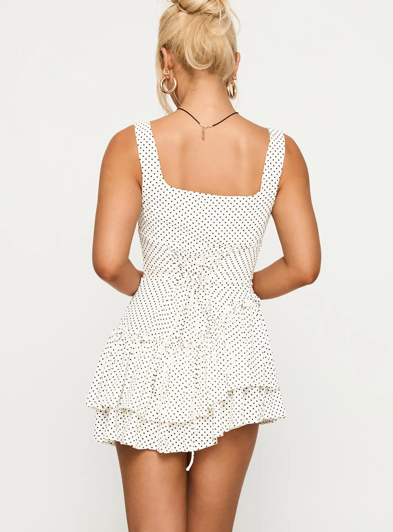 Shantelle Romper White Polka sold by Princess Polly product image thumbnail 5