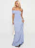 Decadence Strapless Maxi Dress Lilac sold by Princess Polly