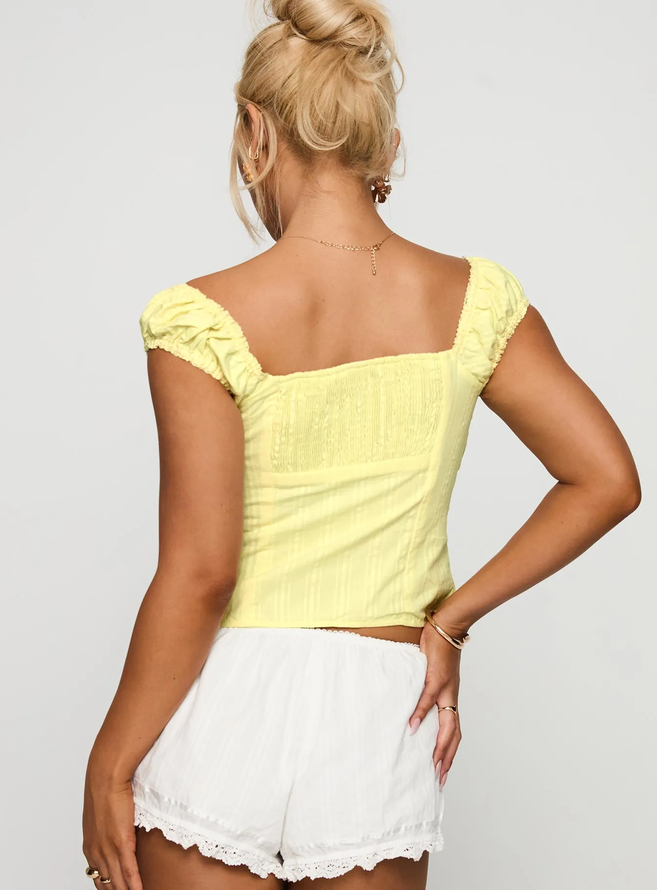 Fyrie Top Yellow sold by Princess Polly product image thumbnail 5