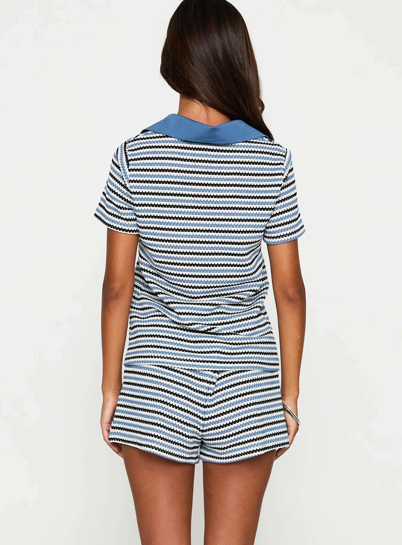 On Vacation Set Blue Stripe sold by Princess Polly product image thumbnail 5