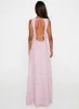 Frederica Plunge Burnout Maxi Dress Mauve sold by Princess Polly