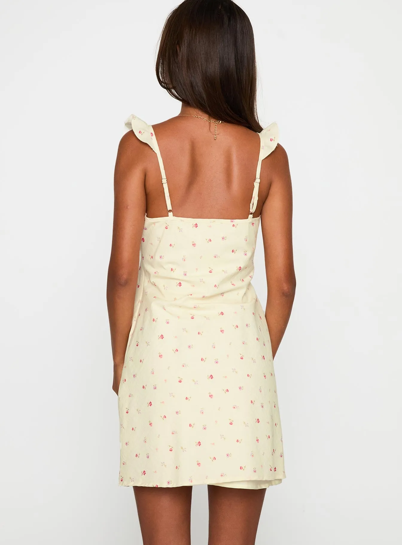 Tattoo Kisses Frill Mini Dress Floral sold by Princess Polly product image thumbnail 5