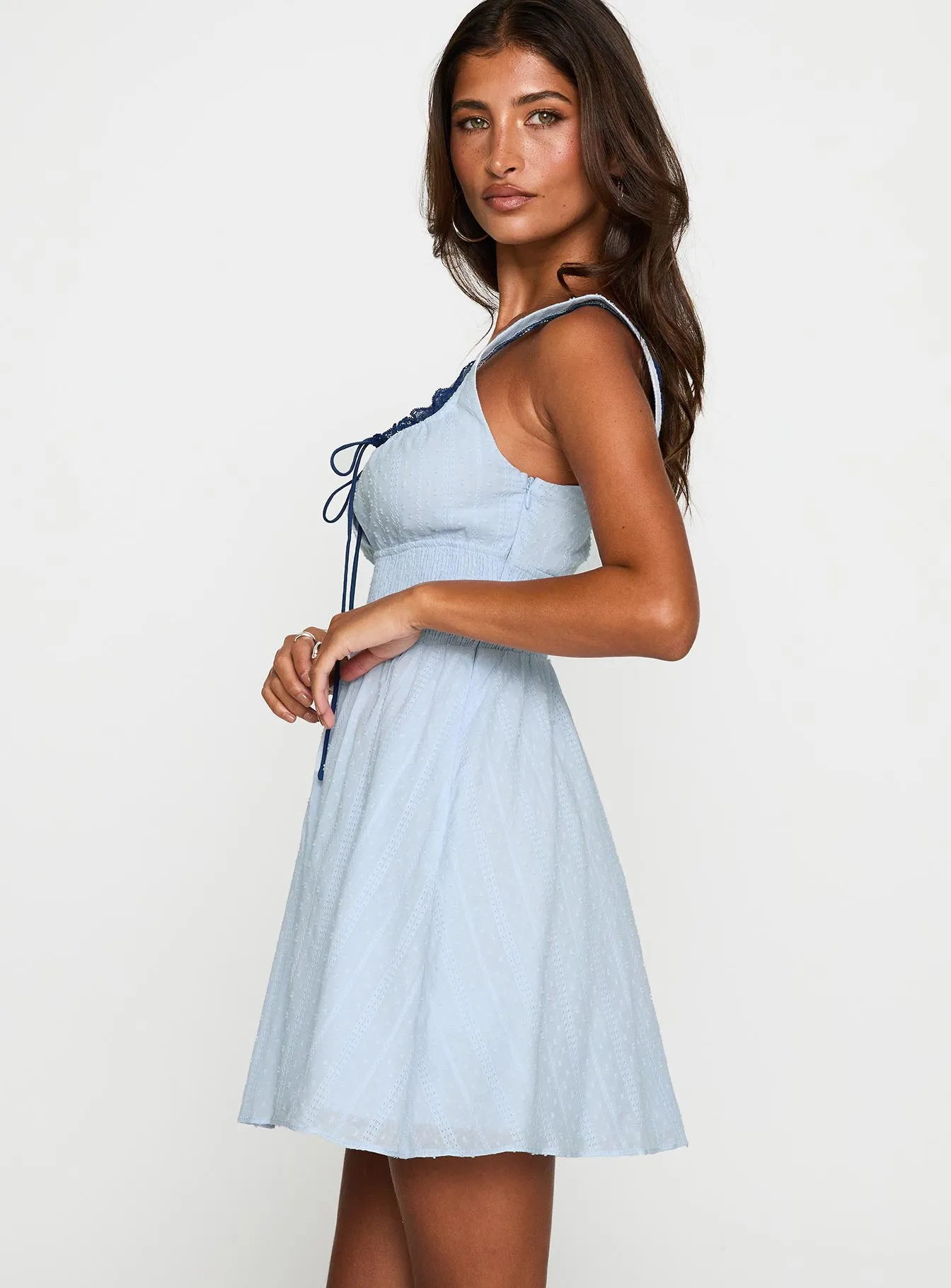 Natilda Mini Dress Blue sold by Princess Polly product image thumbnail 3
