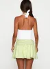 Arroyo Mini Skirt Green / White Gingham sold by Princess Polly