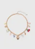 Get Closer Charm Necklace Gold sold by Princess Polly