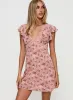 Aurianna Mini Dress Pink Floral sold by Princess Polly