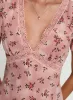 Aurianna Mini Dress Pink Floral sold by Princess Polly