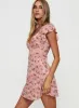 Aurianna Mini Dress Pink Floral sold by Princess Polly
