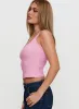 Baseline Square Neck Rib Tank Top Pale Pink sold by Princess Polly
