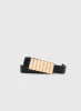 Jacques Belt Black / Gold sold by Princess Polly
