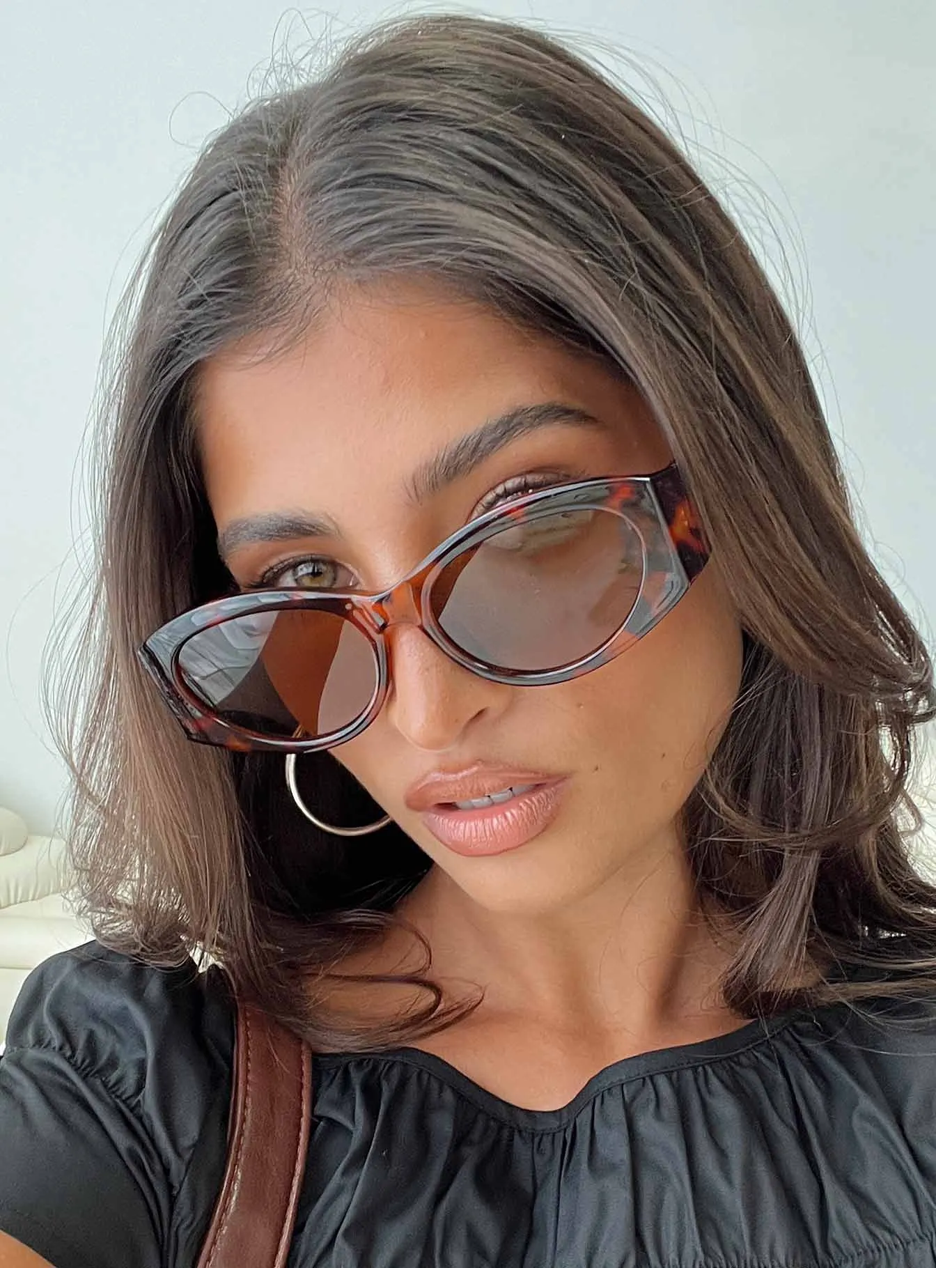 Where Were You Sunglasses Tort sold by Princess Polly