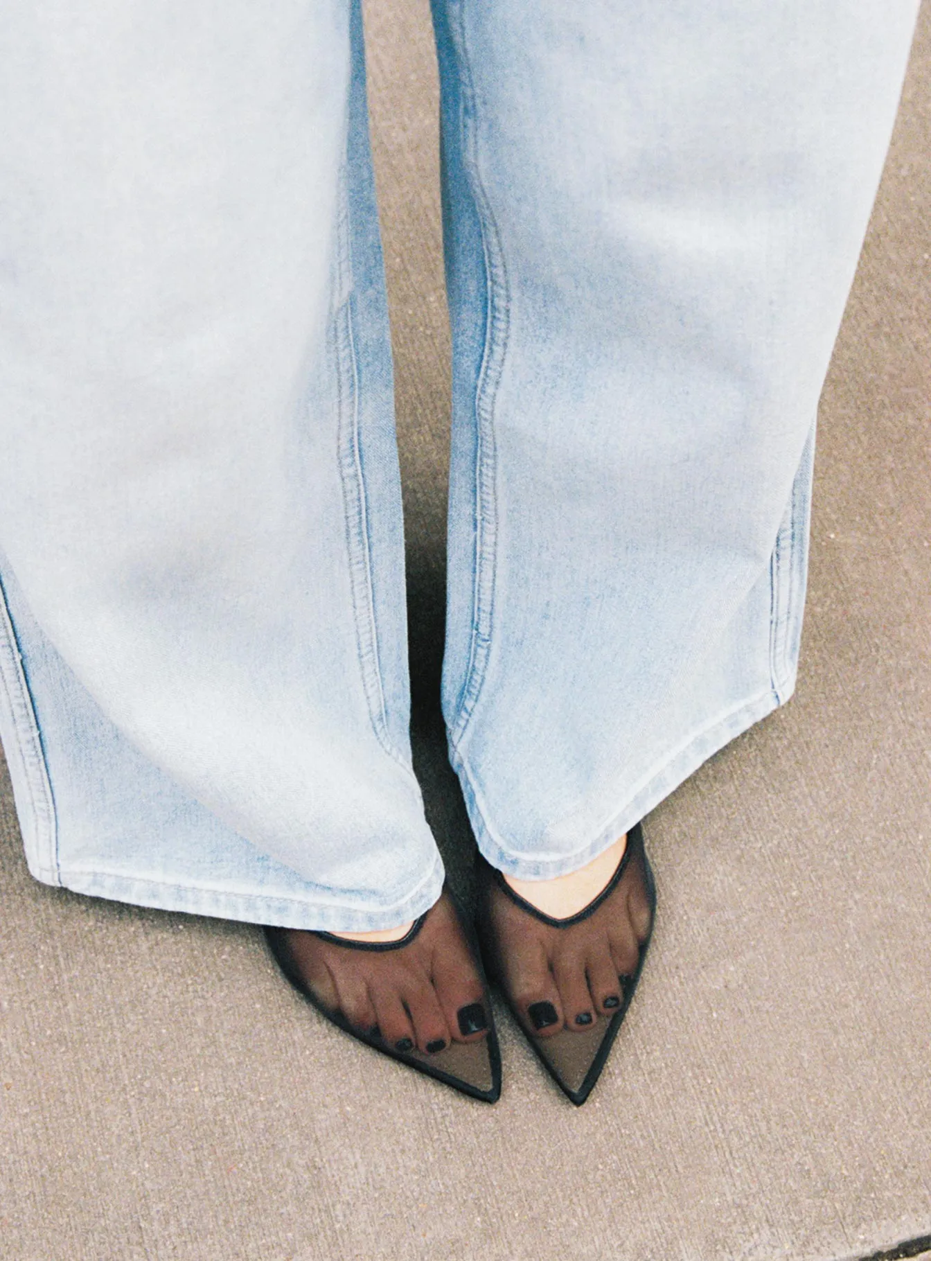 Kristie Flats Black sold by Princess Polly