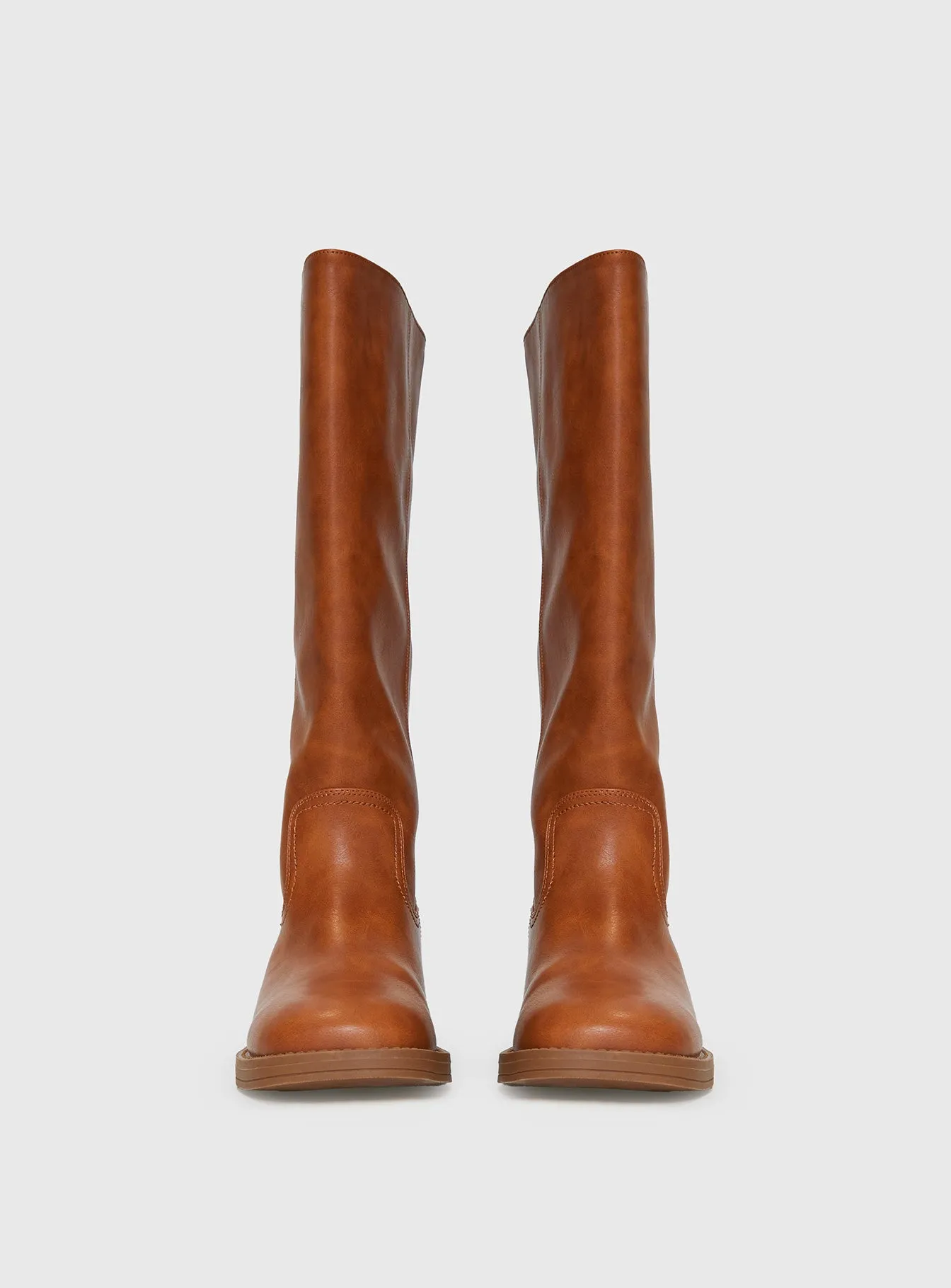 Madisson Knee High Boots Brown sold by Princess Polly product image thumbnail 4