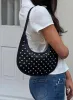 Like A Daydream Studded Bag Black sold by Princess Polly