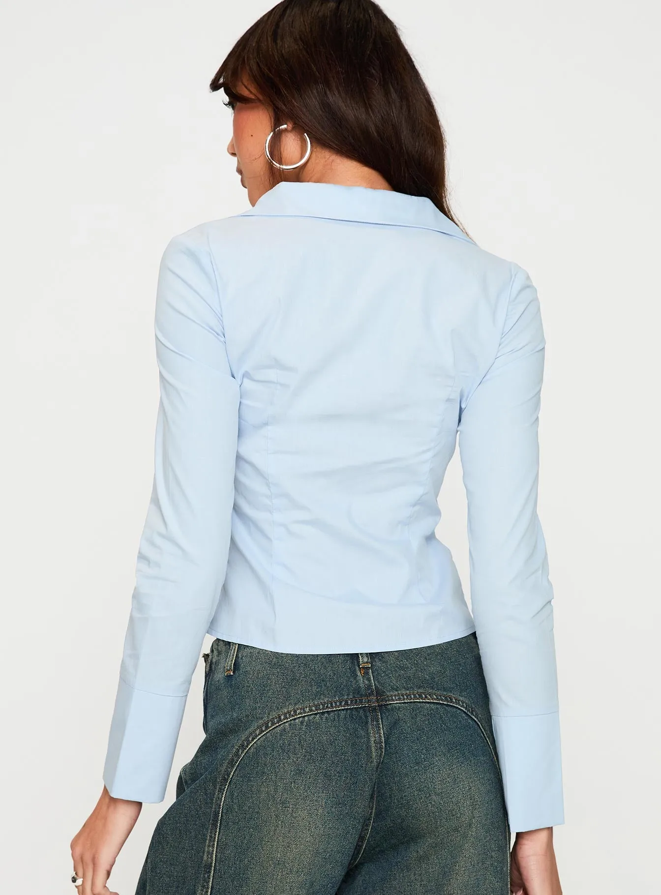 Zifa Shirt Blue sold by Princess Polly product image thumbnail 5