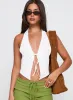 Obviously Halter Top White sold by Princess Polly