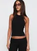 Busy Woman High Neck Top Black sold by Princess Polly