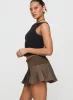 Fantasies Pleated Mini Skort Grey sold by Princess Polly
