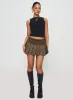 Fantasies Pleated Mini Skort Grey sold by Princess Polly