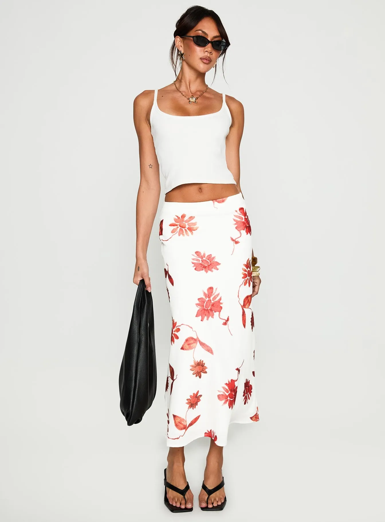Sun Soaked Midi Skirt Multi sold by Princess Polly product image thumbnail 3