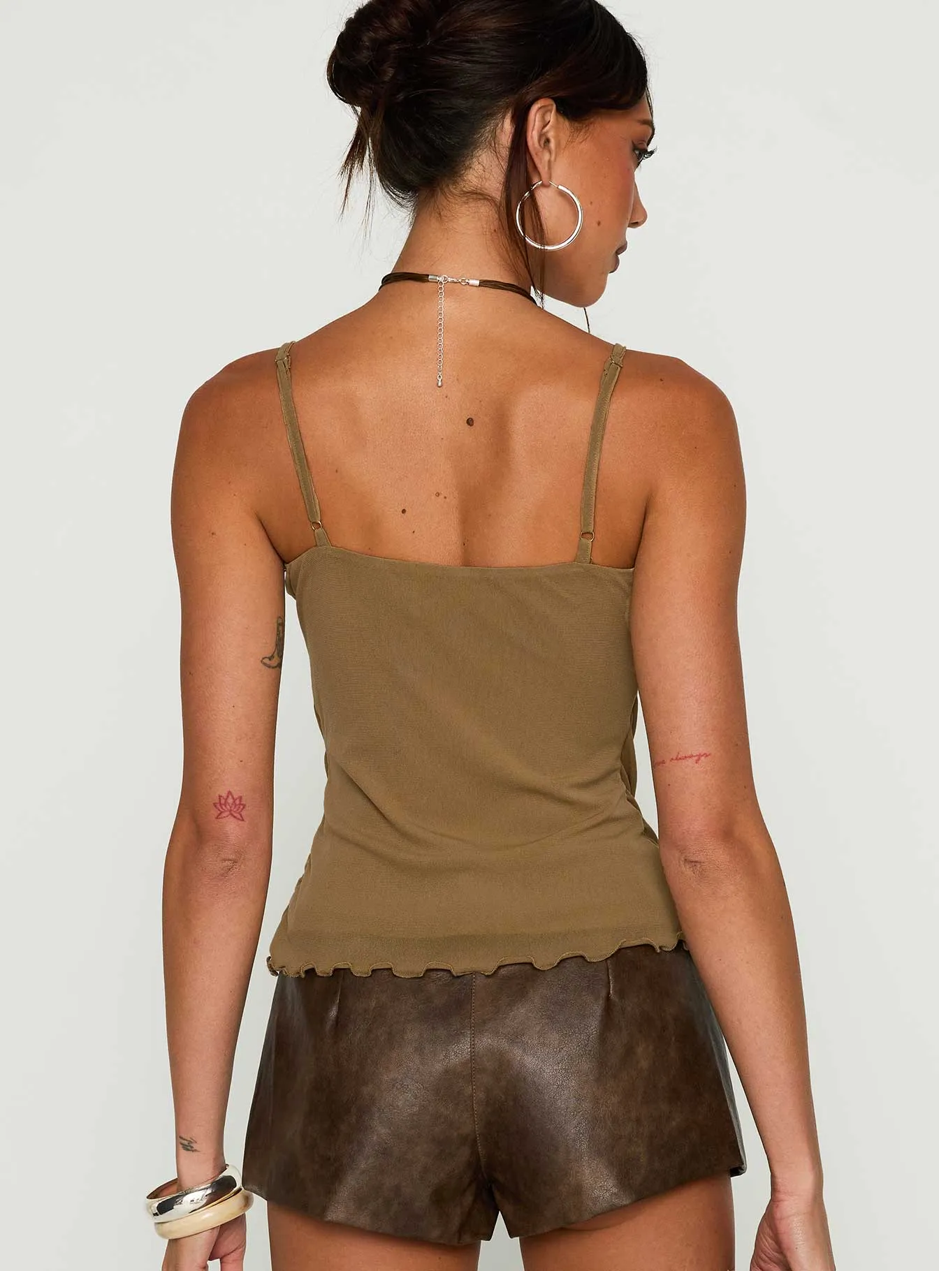 Start Of Summer Sequin Top Brown sold by Princess Polly product image thumbnail 5