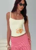 Lolana Hibiscus Graphic Tank Yellow sold by Princess Polly