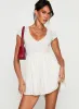 Sweet Talk Playsuit White Floral sold by Princess Polly