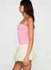 Cloudia Bubble Hem Mini Skirt Cream sold by Princess Polly