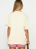Born To Live Wild Graphic Top White sold by Princess Polly