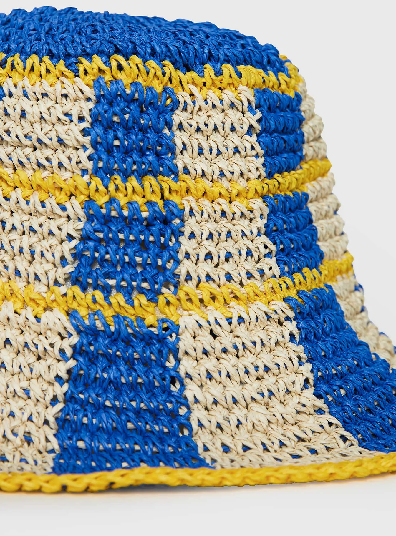 Count Me In Crochet Bucket Hat Multi sold by Princess Polly product image thumbnail 3