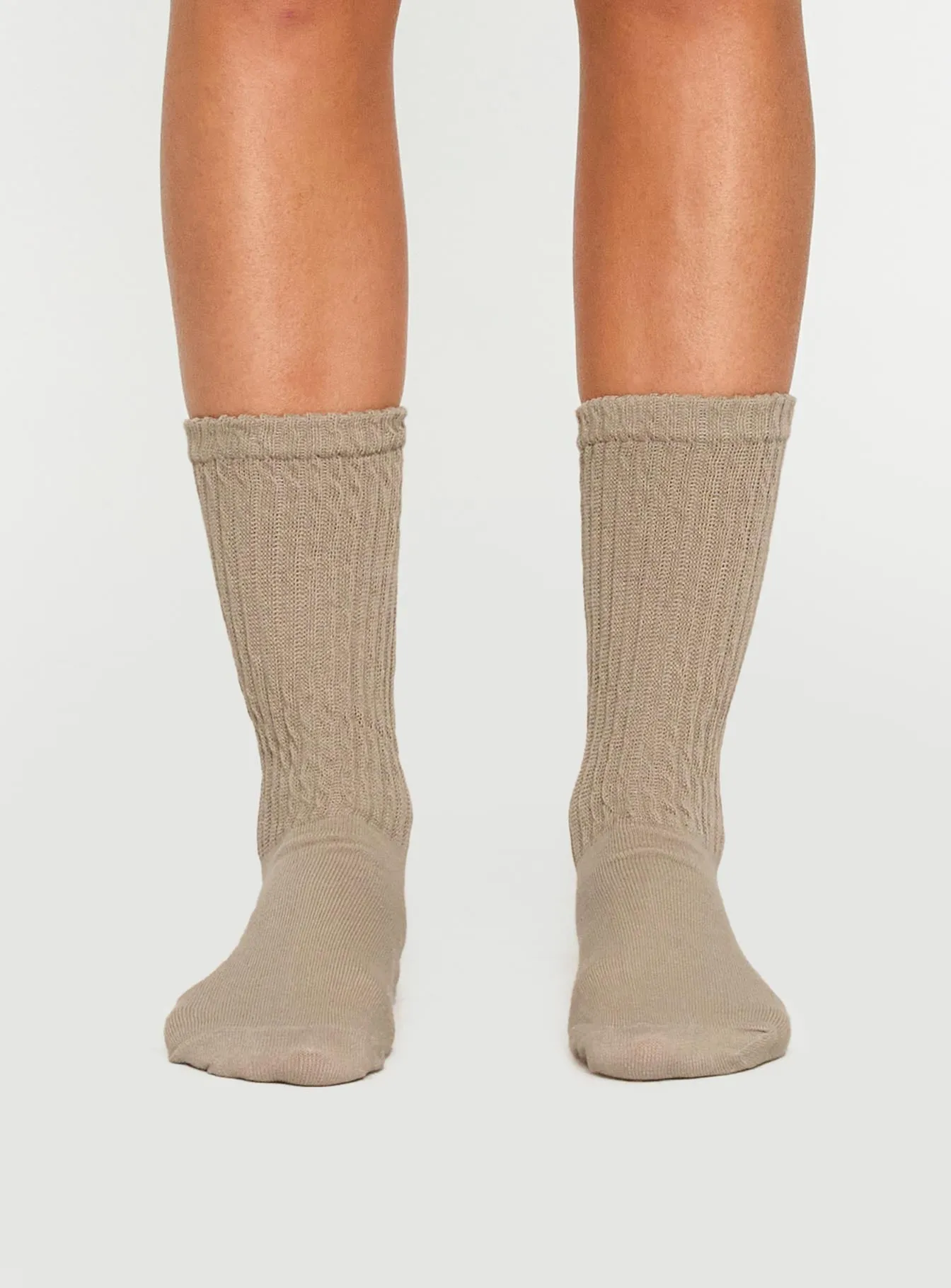 Back Around Socks Oat sold by Princess Polly product image thumbnail 2