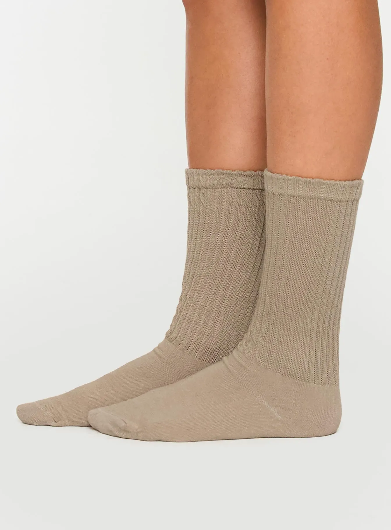 Back Around Socks Oat sold by Princess Polly product image thumbnail 3