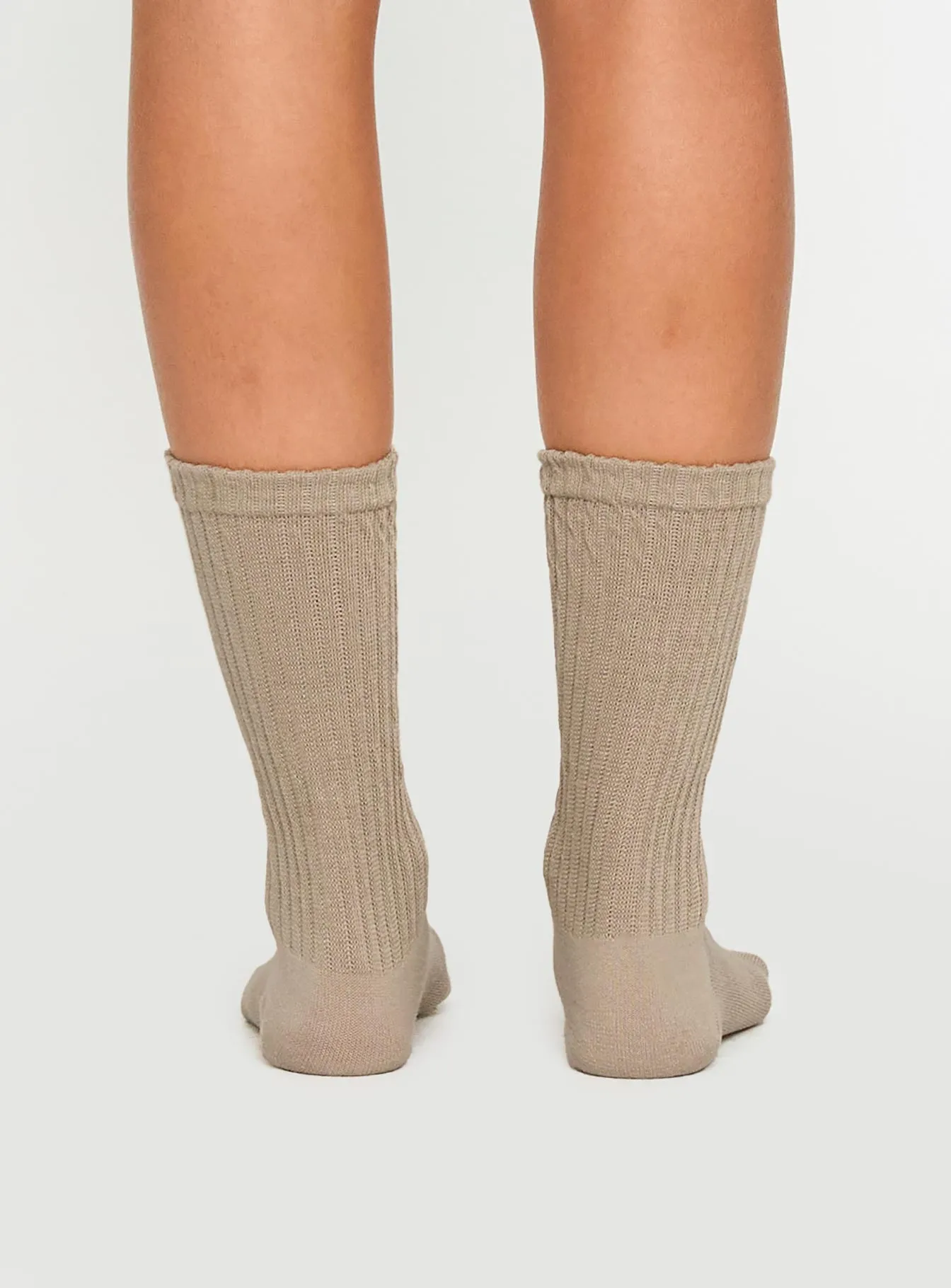 Back Around Socks Oat sold by Princess Polly product image thumbnail 4